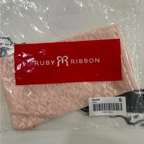 Ruby Ribbon Allure Brief in Shell Size Small - Picture 4 of 4